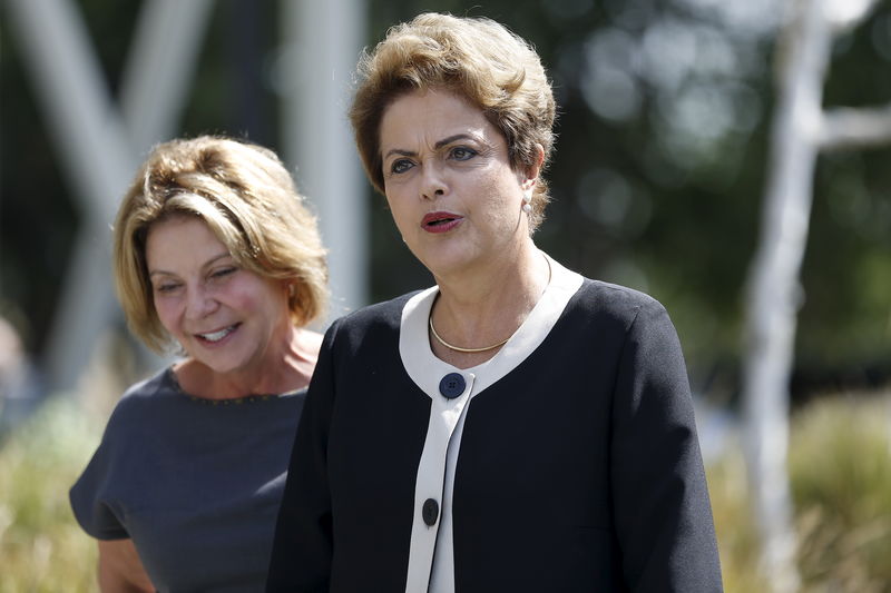 © Reuters. Brazil President Dilma Rousseff visits Google in Mountain View