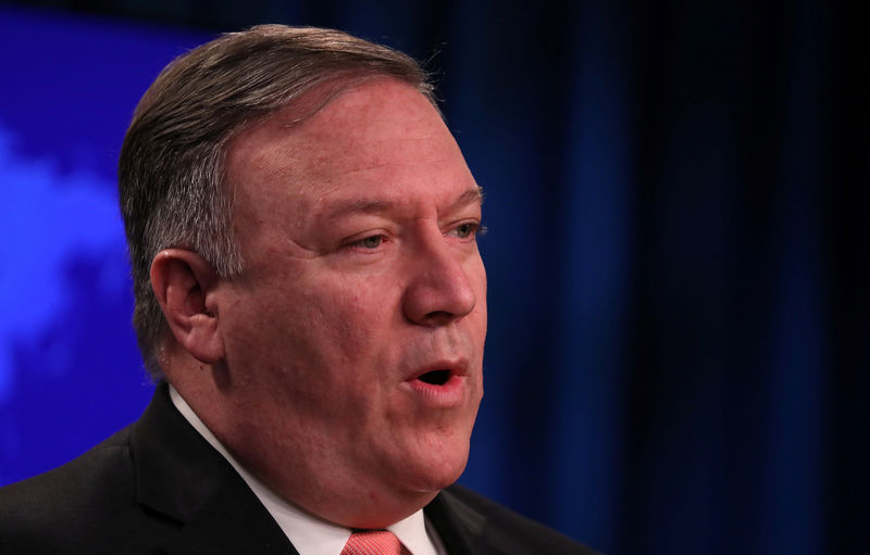 © Reuters. Il segretario di Stato Usa Mike Pompeo