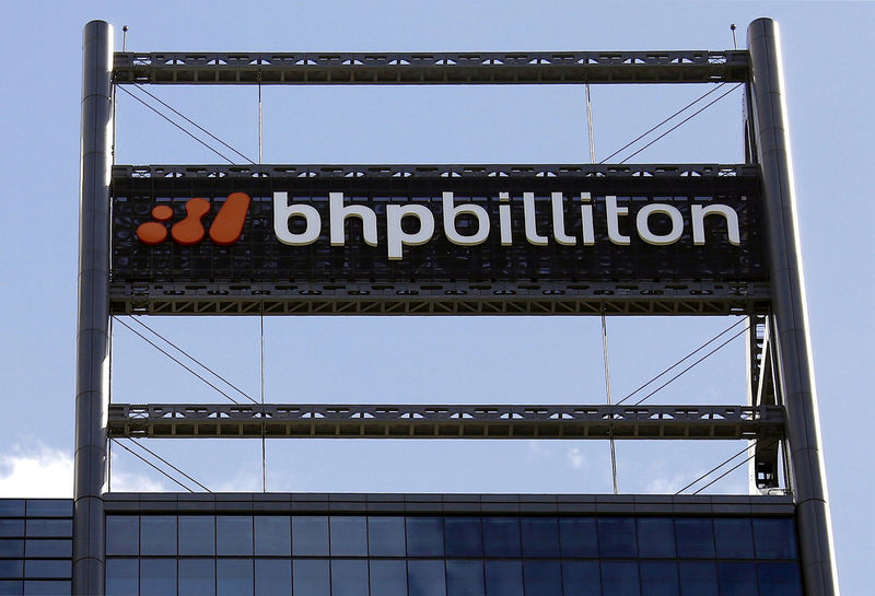 © Reuters. Escritório da mineradora BHP Billiton em Perth, na Austrália