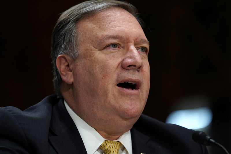 © Reuters. EEUU concede exenciones para comprar petróleo iraní a ocho países, dice Pompeo