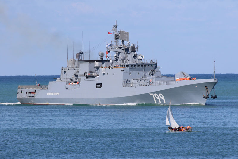 © Reuters. Rusia envía una nueva fragata con misiles de crucero a bordo al Mediterráneo