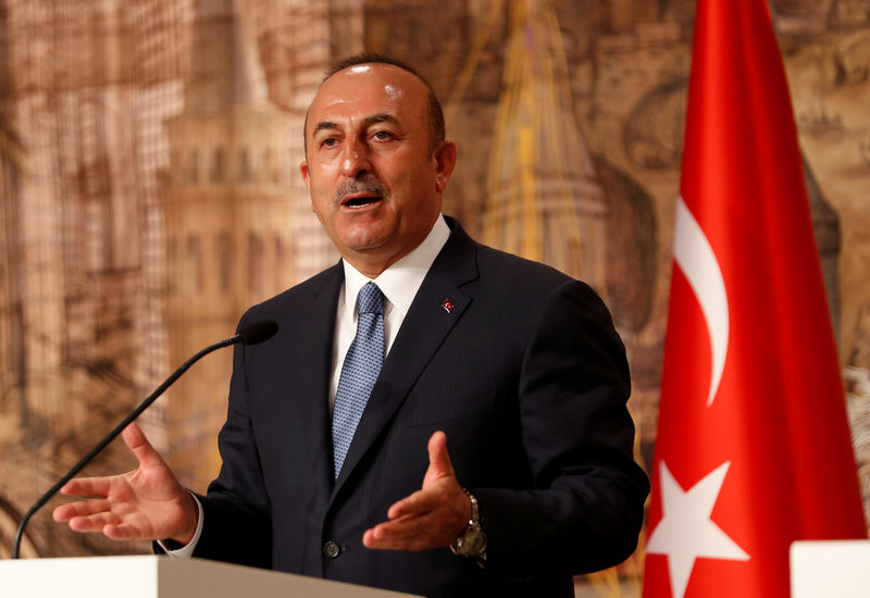 © Reuters. Ministro das Relações Exteriores da Turquia, Mevlut Cavusoglu