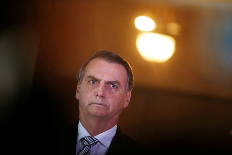 © Reuters. Presidente eleito Jair Bolsonaro durante reunião no STF