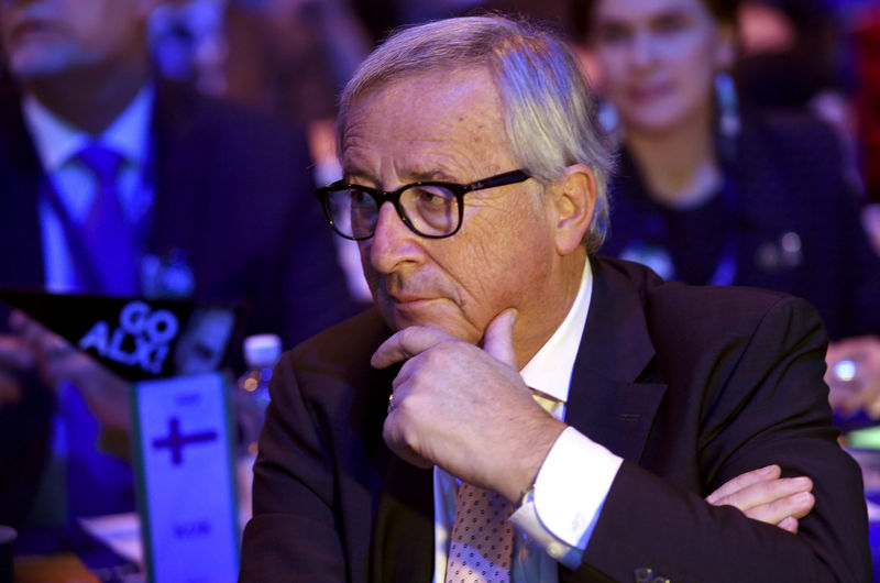 © Reuters. Il presidente della Commissione Ue Jean-Claude Juncker