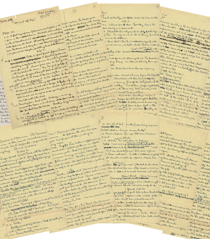 © Reuters. Profiles in History image of the original handwritten first draft script for the beloved film "The Wizard of Oz\\