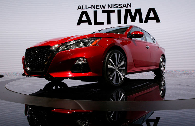 © Reuters. Nissan Altima 2019 é exibido no New York Auto Show no bairro de Manhattan, em Nova York