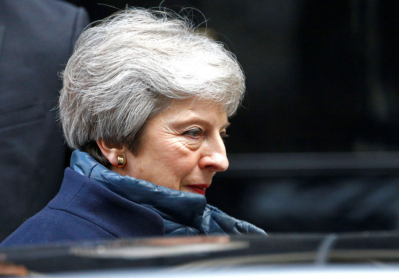 © Reuters. Premiê britânica, Theresa May, em Londres