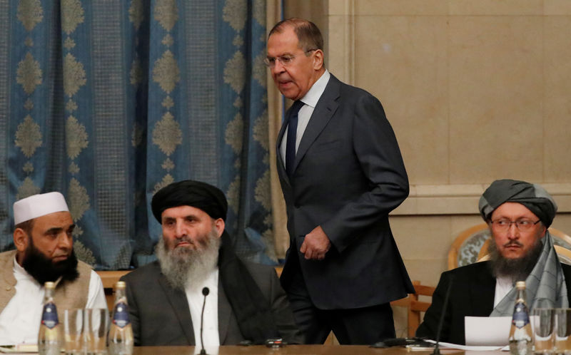 © Reuters. طالبان تحضر محادثات سلام في موسكو للمرة الأولى ولا أنباء عن تحقيق تقدم