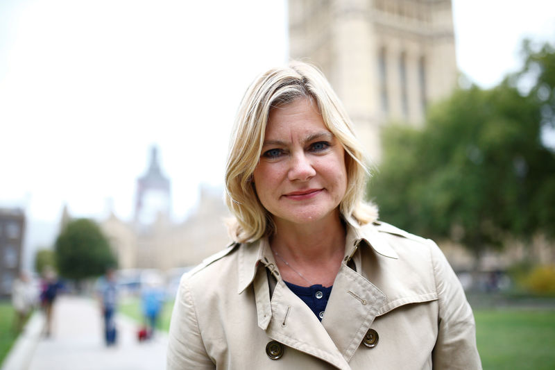 © Reuters. Justine Greening MP poses for a portrait in central London