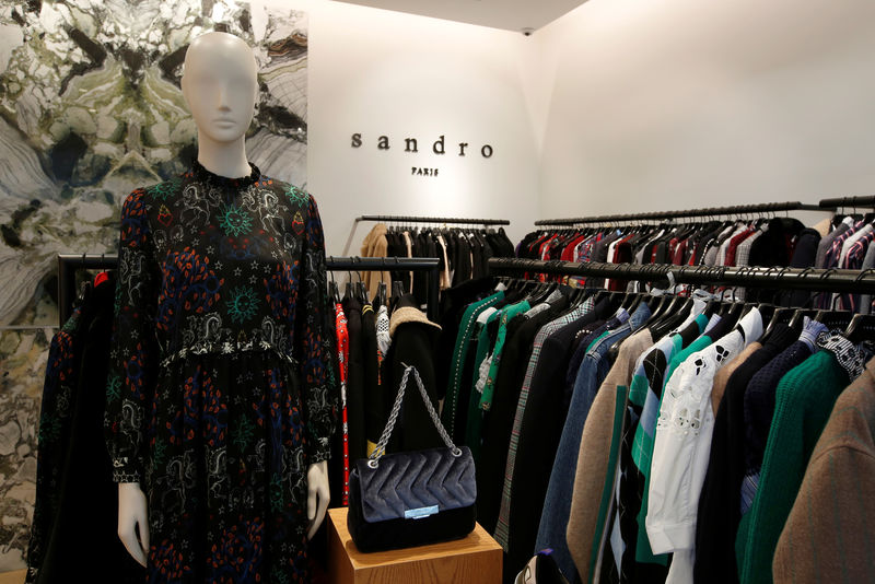 © Reuters. Sandro store is seen at a shopping mall in Hong Kong