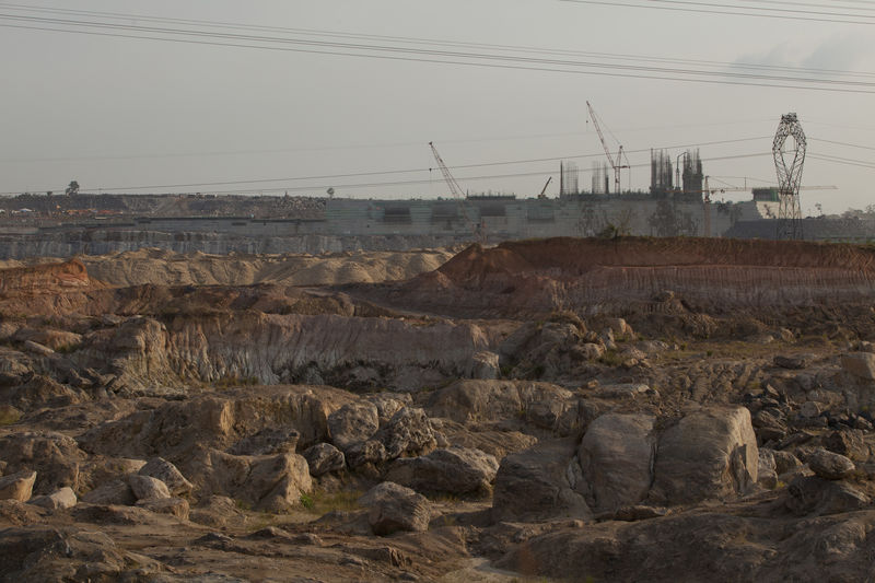 © Reuters. Construção da hidrolétrica de Belo Monte em Pimental, Pará, Brasil