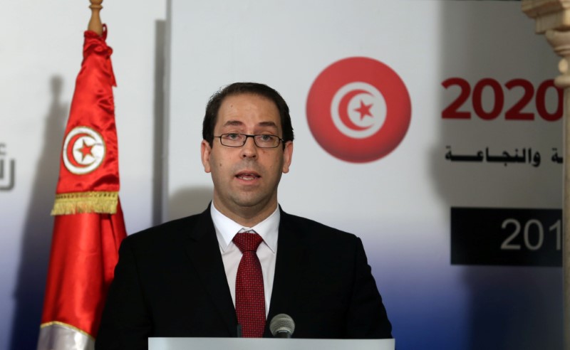 © Reuters. البرلمان التونسي يصادق على التعديل الوزاري الذي اقترحه رئيس الوزراء