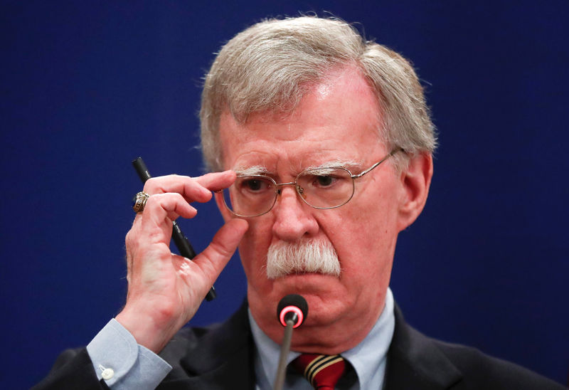 © Reuters. Conselheiro de Segurança Nacional da Casa Branca, John Bolton