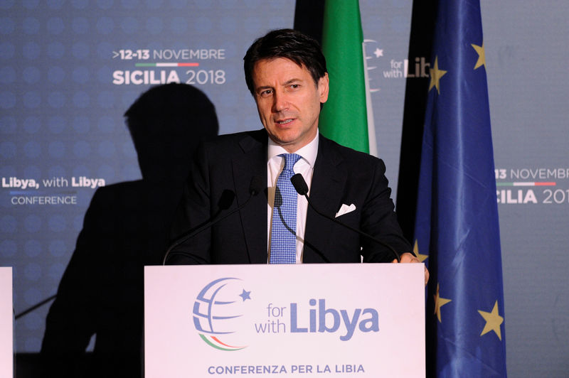© Reuters. Premiê italiano, Giuseppe Conte