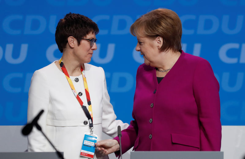 © Reuters. Christian Democratic Union (CDU) party congress in Berlin