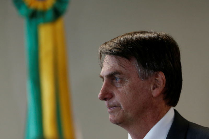 © Reuters. Presidente eleito Jair Bolsonaro em Brasília