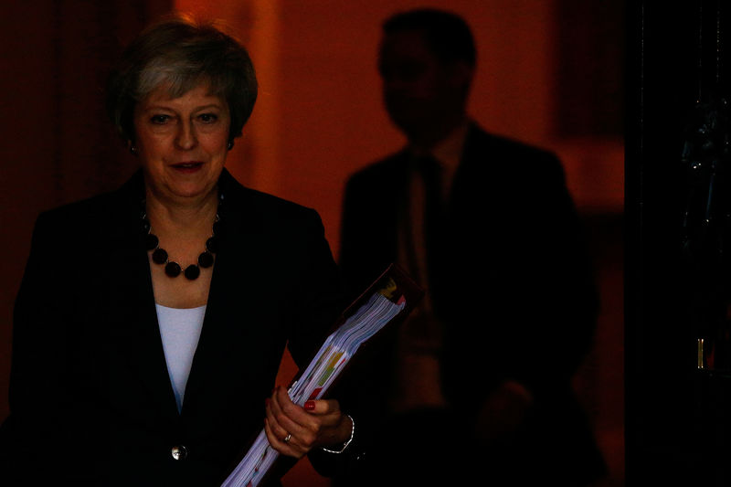 © Reuters. Britain's Prime Minister, Theresa May, leaves 10 Downing Street, in London