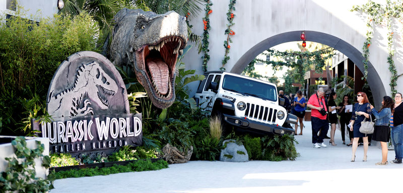 © Reuters. FILE PHOTO - A general view of the premiere of the movie "Jurassic World: Fallen Kingdom" at Walt Disney Concert Hall in Los Angeles