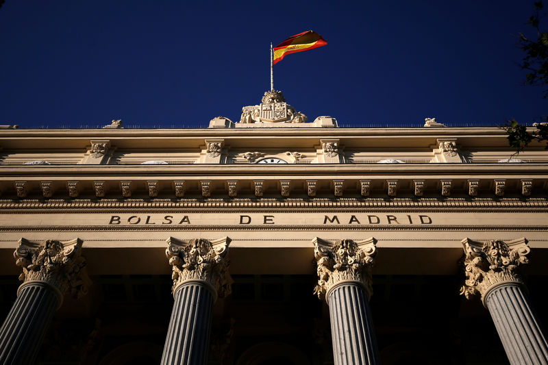 © Reuters. La borsa di Madrid