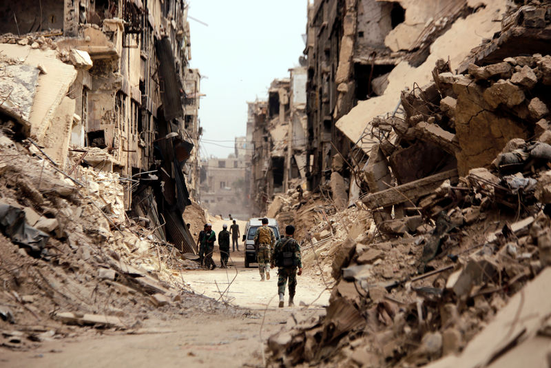 © Reuters. الأمم المتحدة لا تزال ترى مخاطر كبيرة في سوريا رغم الهدوء بشمال غرب البلاد