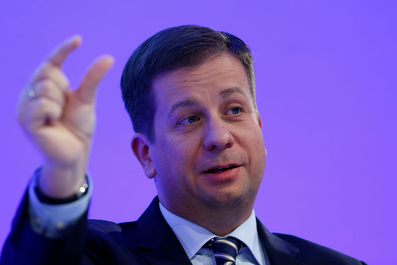 © Reuters. SAP SE CFO Mucic attends the company's annual results press conference in Walldorf