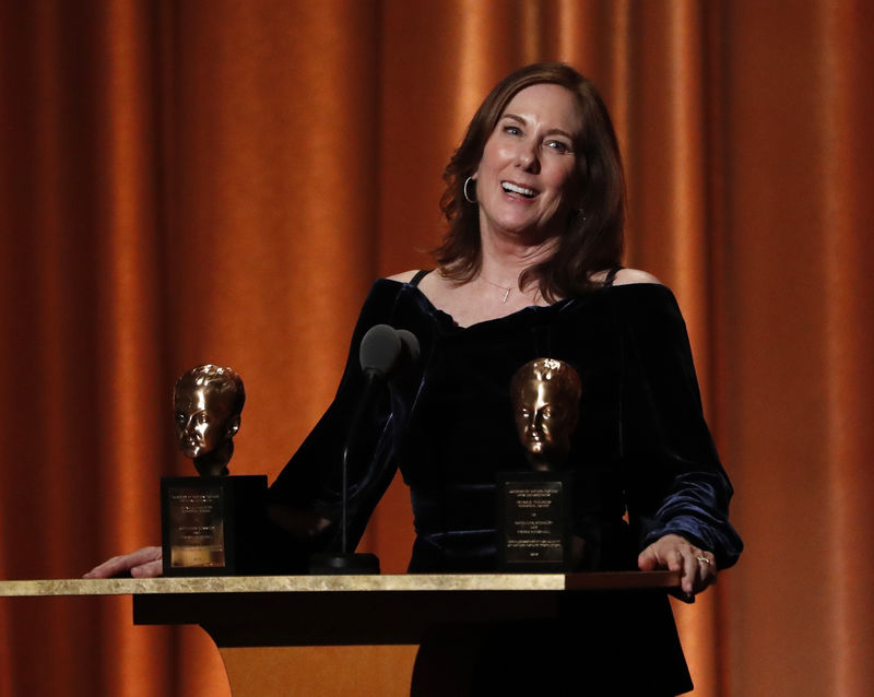 © Reuters. Kathleen Kennedy recebe prêmio em Hollywood