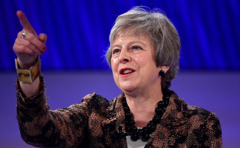 © Reuters. Theresa May fala em Londres