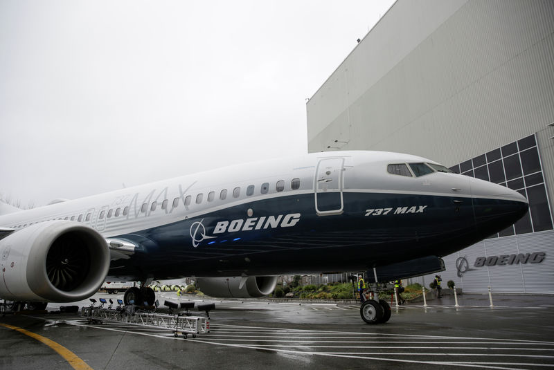 © Reuters. BOEING VA ÉVOQUER LA SÉCURITÉ DU 737 MAX AVEC LES COMPAGNIES