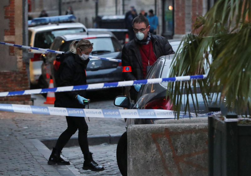 © Reuters. Apuñalado un policía en el centro de Bruselas