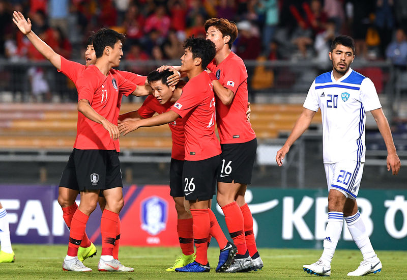 © Reuters. كوريا الجنوبية تواصل مسيرتها الخالية من الهزيمة مع المدرب بينتو