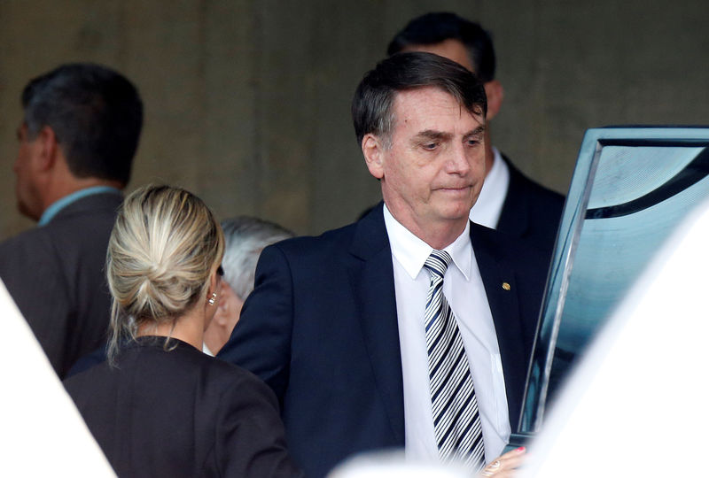 © Reuters. Presidente eleito Jair Bolsonaro em Brasília