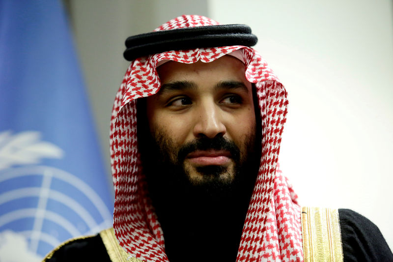 © Reuters. Príncipe herdeiro da Arábia Saudita, Mohammed bin Salman