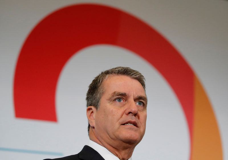 © Reuters. FILE PHOTO: Azevedo Director-General of the WTO attends the launch of the World Trade Report 2018  in Geneva