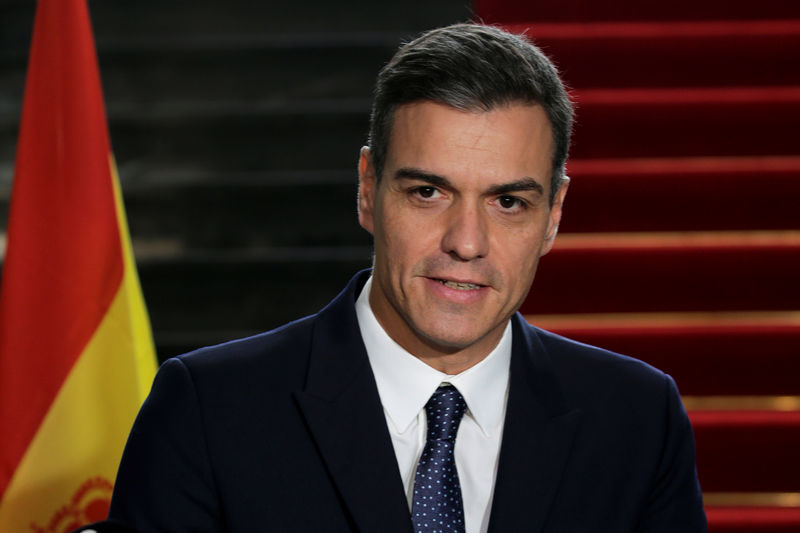 © Reuters. Premiê Pedro Sánchez em Rabat