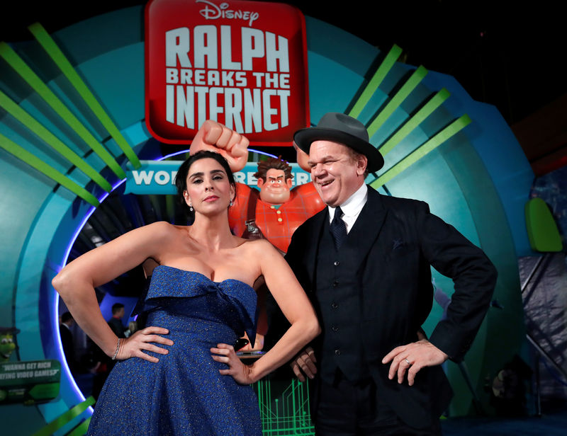 © Reuters. "Ralph Breaks the Internet" encabeza la taquilla en fin de semana de Acción de Gracias