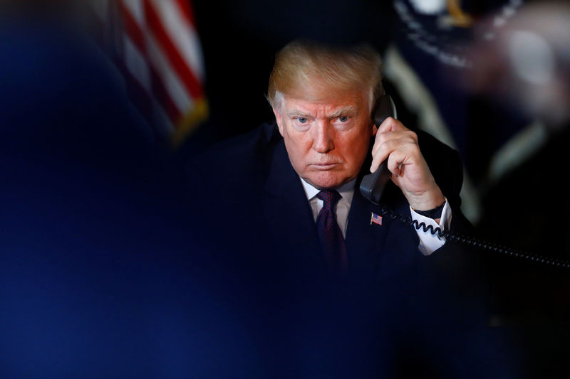 © Reuters. O presidente dos Estados Unidos, Donald Trump, em Mar-a-Lago, na Flórida