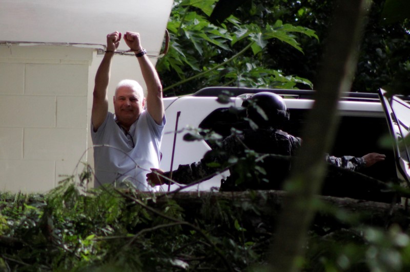 © Reuters. Un magistrado de Panamá avala enjuiciar al expresidente Martinelli por espionaje