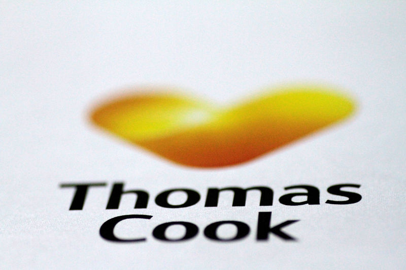 © Reuters. FILE PHOTO: Illustration photo of a Thomas Cook logo