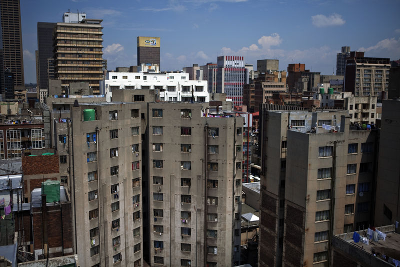 © Reuters. General view of buildings in the Central Business District of Johannesburg