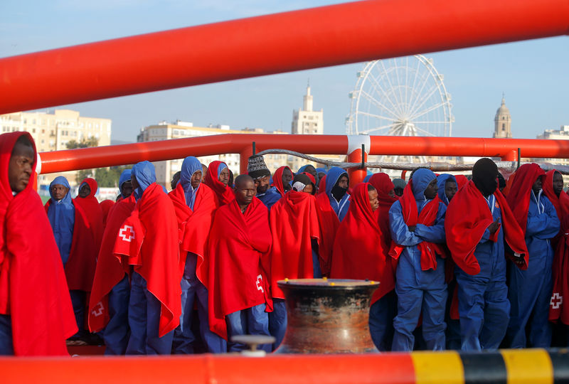 © Reuters. Rescatados 265 migrantes en pateras frente a la costa española