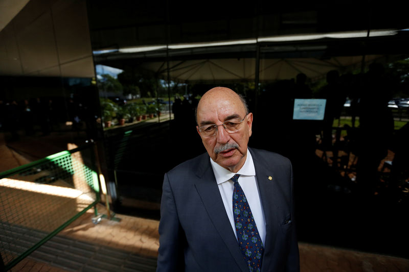 © Reuters. Osmar Terra deixa sede do governo de transição em Brasília