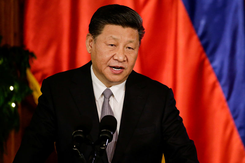 © Reuters. شي: الصين تفتح السوق أكثر أمام المستثمرين الأجانب