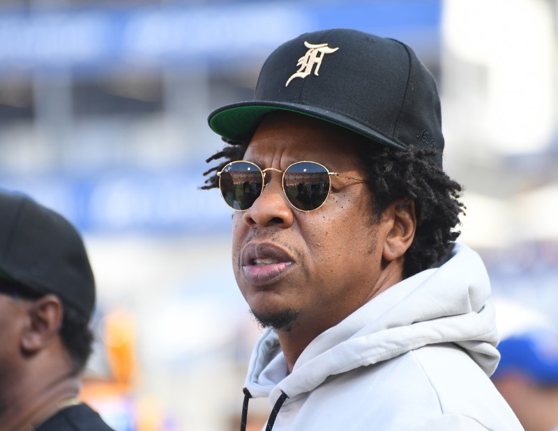 © Reuters. Jay-Z em jogo da NFL em Los Angeles