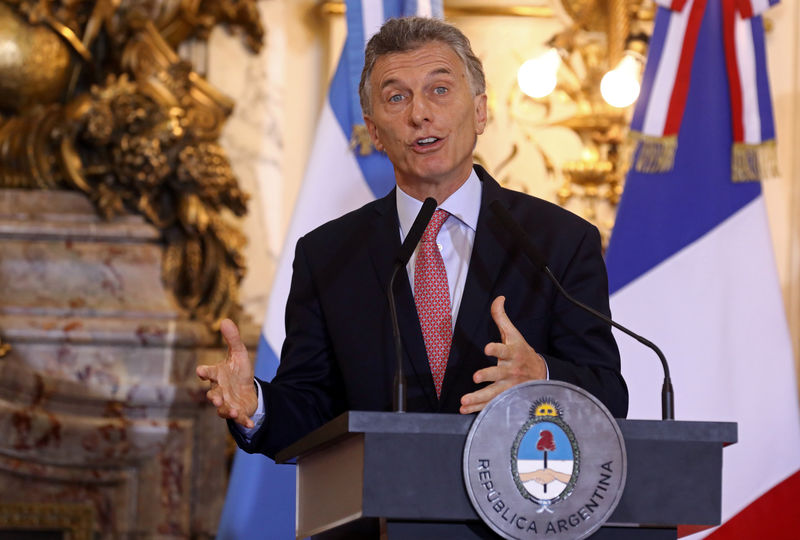 © Reuters. Macri em Buenos Aires