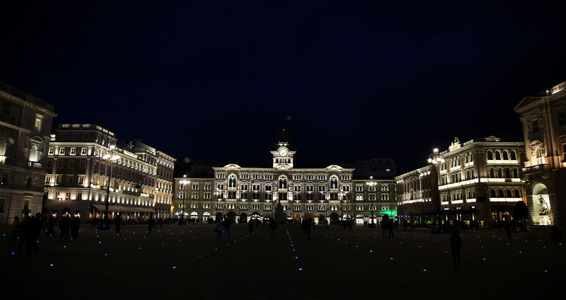 © Reuters. Trieste, piazza dell'Unità d'Italia