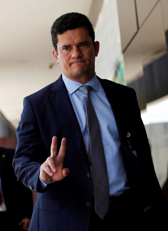 © Reuters. Sérgio Moro em Brasília