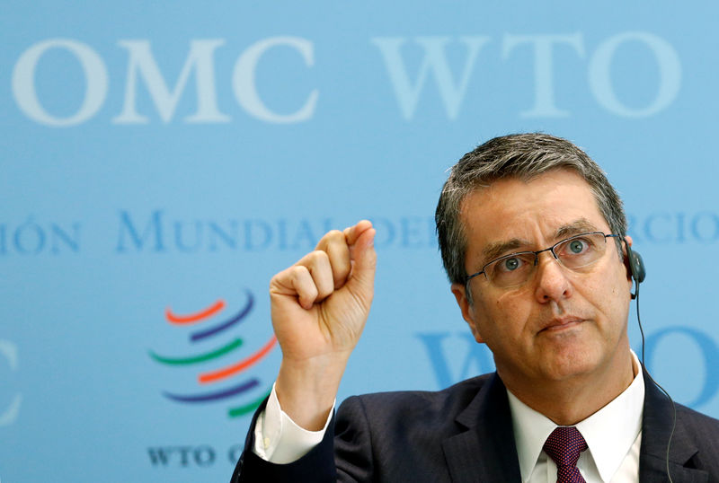 © Reuters. La OMC se paraliza mientras líderes se reúnen para desactivar la guerra comercial