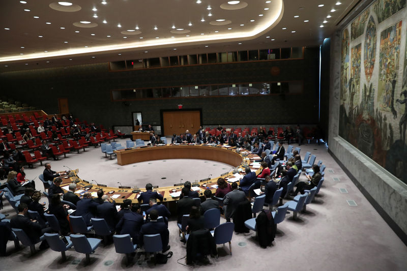 © Reuters. أمريكا تريد أن يدين مجلس الأمن إيران في مسودة قرار بشأن اليمن