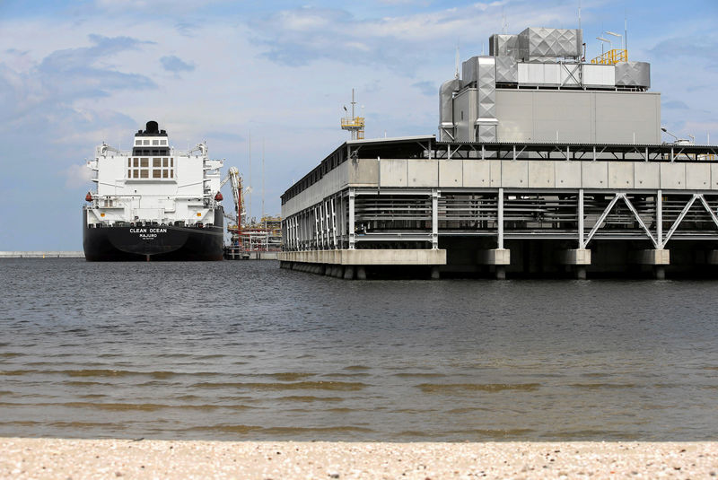 © Reuters. FILE PHOTO: The LNG tanker "Clean Ocean" is pictured during the first U.S. delivery of liquefied natural gas to LNG terminal in Swinoujscie