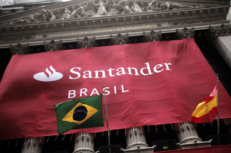 © Reuters. Logo do Santander Brasil
